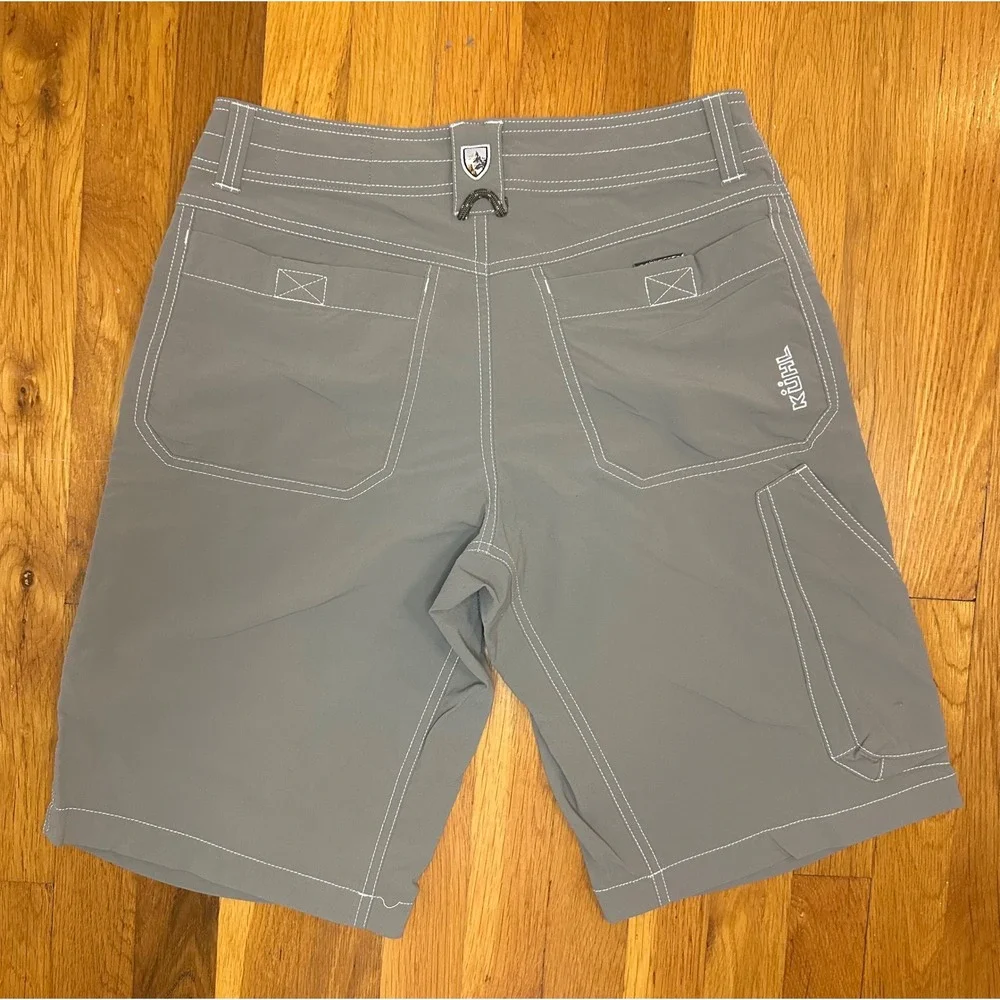 Kuhl Kontra Air Gray Hiking Shorts Men 30 Nylon Stretch Outdoor Cargo